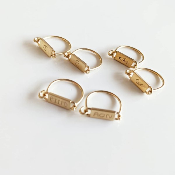 画像2: ピンキーリング：ドローイングジュエリー　　 (2)