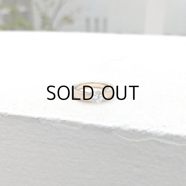 画像2: K様オーダー分　ダイヤモンド×K18リング (2)